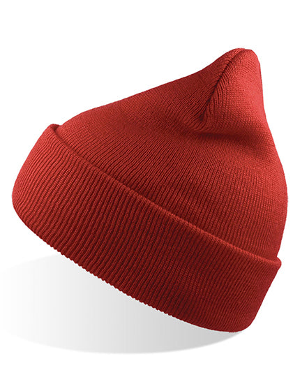 Wind Beanie in Off Red, Größe One Size