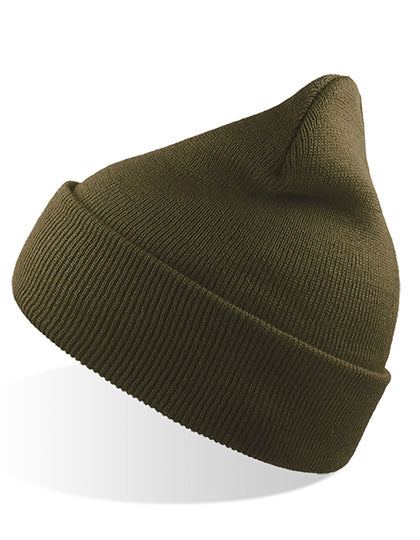 Wind Beanie in Olive, Größe One Size