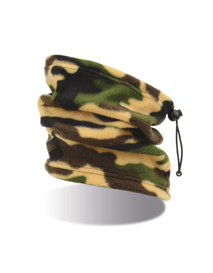 Hotty - Warm Neckwarmer in Camouflage, Größe 28 x 25 cm
