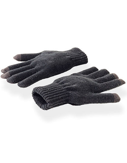 Gloves Touch in Grey, Größe L/XL