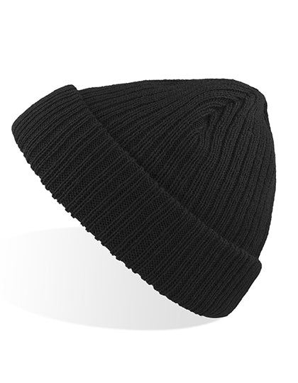 Docker Beanie in Black, Größe One Size