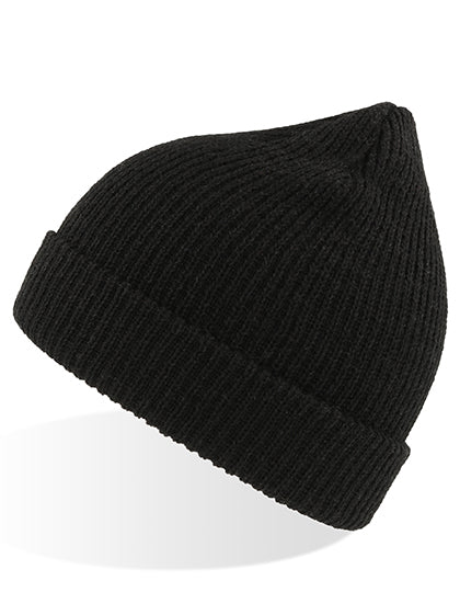 Woolly Beanie in Black, Größe One Size