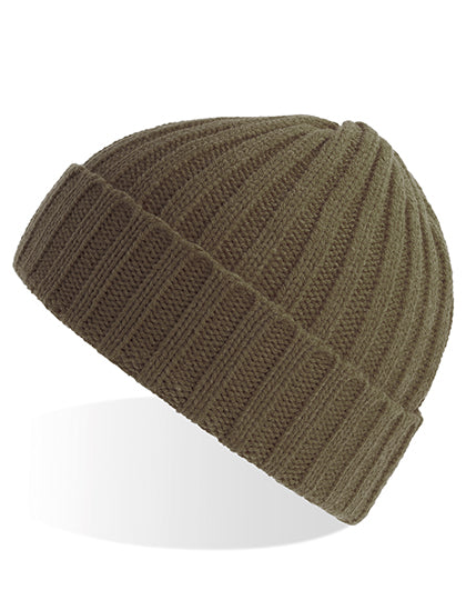 Shore Beanie in Olive, Größe One Size