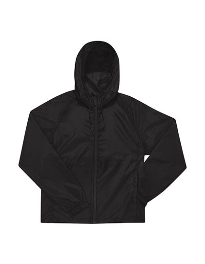 #Reset Lined Windbreaker in Black, Größe 4XL