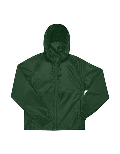 #Reset Lined Windbreaker in Bottle Green, Größe 3XL