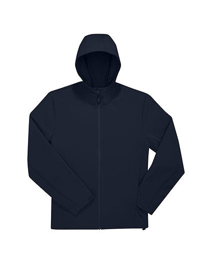 Reset Hooded Softshell in Navy, Größe 5XL
