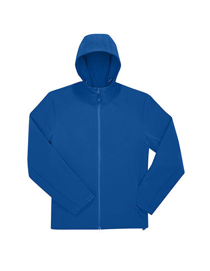 Reset Hooded Softshell in Royal Blue, Größe 3XL