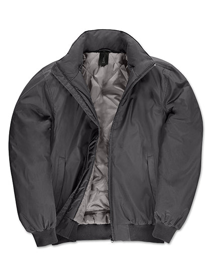 Men´s Jacket Crew Bomber in Dark Grey (Solid), Größe 3XL