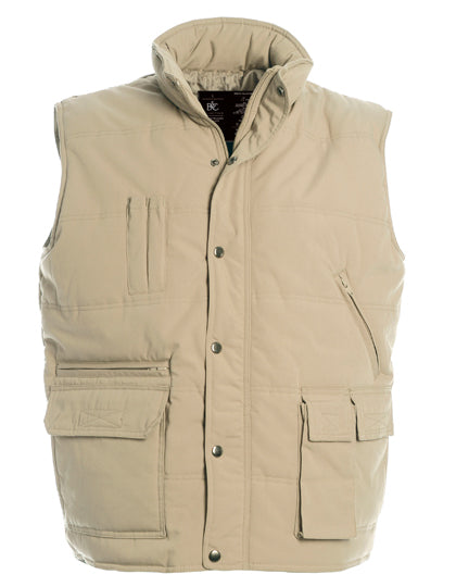 Unisex Bodywarmer Explorer in Beige, Größe XXL