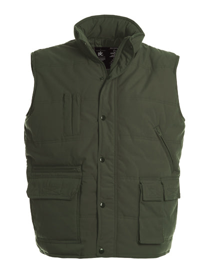 Unisex Bodywarmer Explorer in Olive, Größe XXL