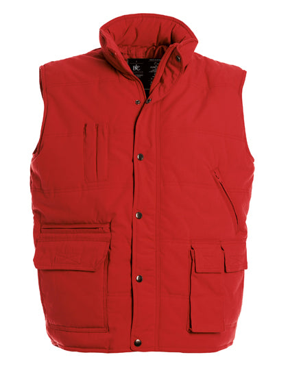 Unisex Bodywarmer Explorer in Red, Größe 3XL