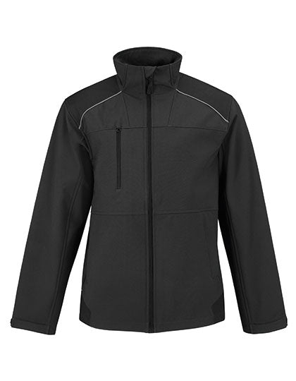 Jacket Shield Softshell Pro in Black, Größe 4XL