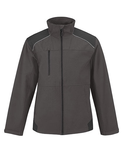 Jacket Shield Softshell Pro in Dark Grey (Solid), Größe 4XL