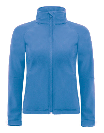 Women´s Hooded Softshell in Azure, Größe XXL