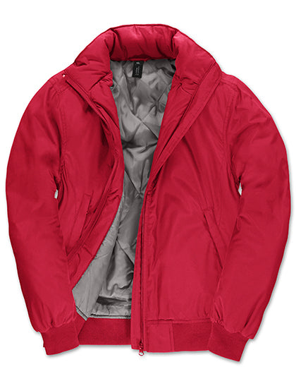 Women´s Jacket Crew Bomber in Red, Größe XXL