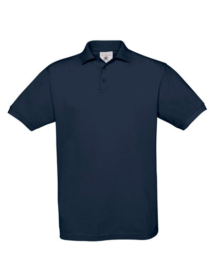 Unisex Polo Safran in Navy, Größe 3XL
