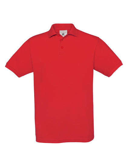 Unisex Polo Safran in Red, Größe 3XL