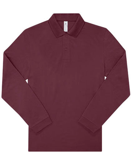 My Polo 180 Long Sleeve in Burgundy, Größe 3XL