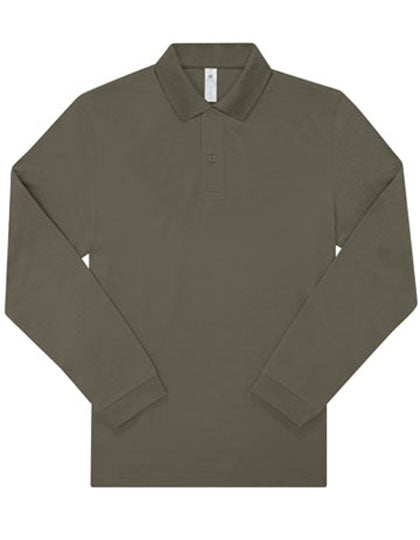 My Polo 180 Long Sleeve in Camo Green, Größe 3XL