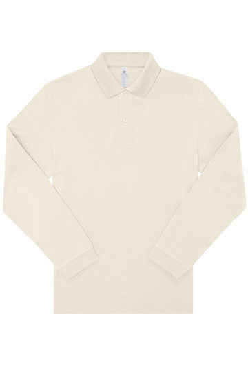 My Polo 180 Long Sleeve in Off White, Größe 3XL