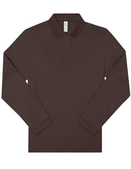 My Polo 210 Long Sleeve in Roasted Coffee, Größe 3XL