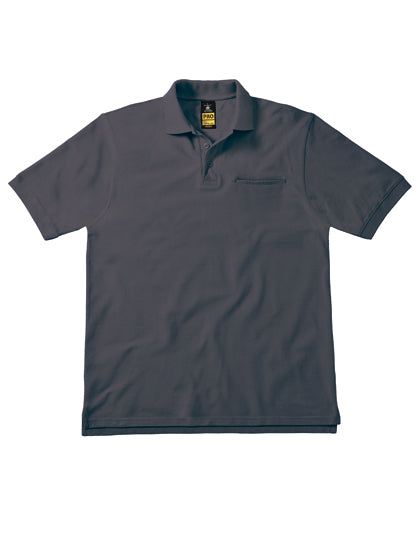 Energy Pro Polo in Dark Grey (Solid), Größe 4XL