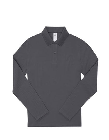 My Polo 180 Long Sleeve /Women in Dark Grey (Solid), Größe 3XL