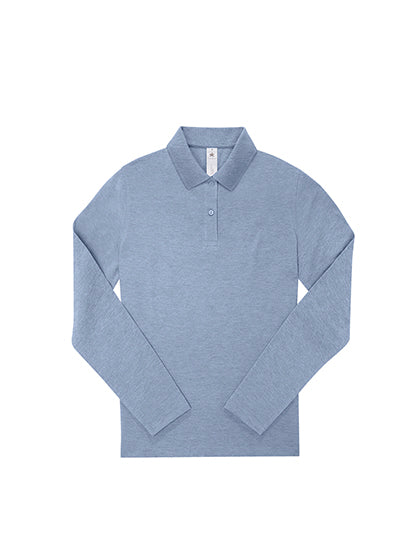 My Polo 210 Long Sleeve /Women in Heather Blue, Größe XXL