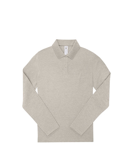 My Polo 210 Long Sleeve /Women in Heather Grey Fog, Größe XXL