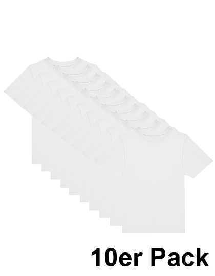 Kids #E190 T-Shirt  10er Pack Weiß