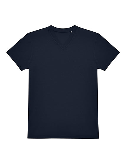 #E150 V T-Shirt in Navy, Größe 3XL