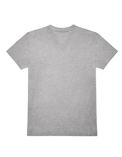 #E150 V T-Shirt in Sport Grey (Heather), Größe 3XL
