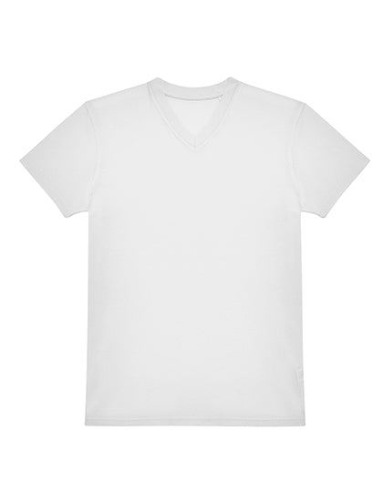 #E150 V T-Shirt in White, Größe 3XL