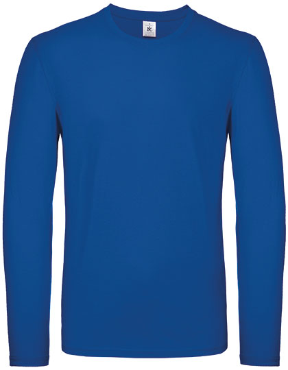 Men´s T-Shirt #E150 Long Sleeve in Royal Blue, Größe 4XL
