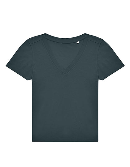 Women´s #E150 V T-Shirt in Amalfi Teal, Größe 3XL