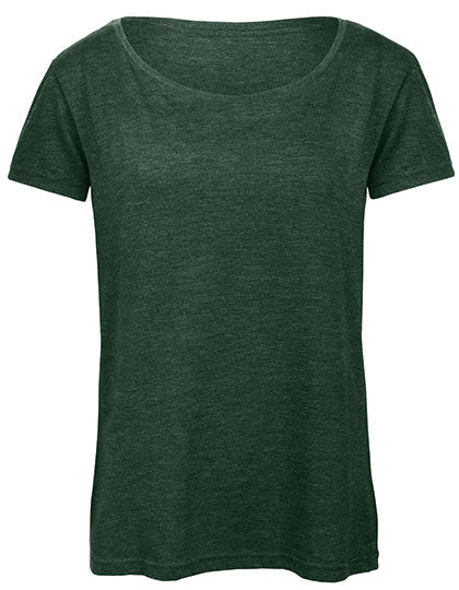 Women´s Triblend T-Shirt in Heather Forest, Größe XXL