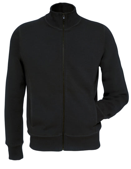 Men´s Sweat Jacket Spider in Black, Größe 3XL