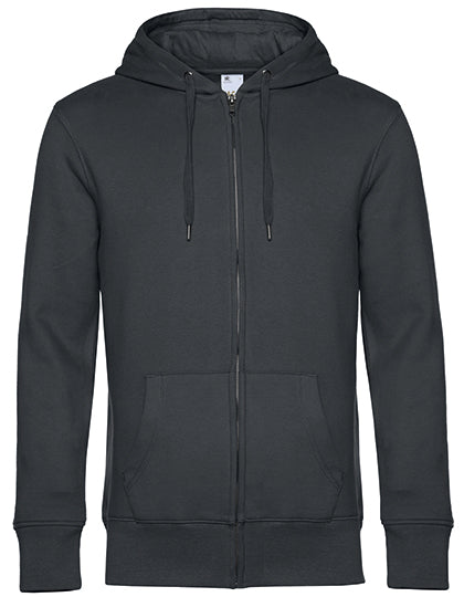 KING Zipped Hood Jacket_° in Asphalt, Größe 4XL