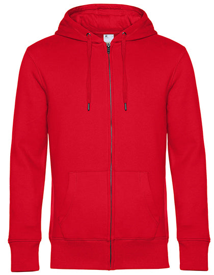 KING Zipped Hood Jacket_° in Red, Größe 4XL