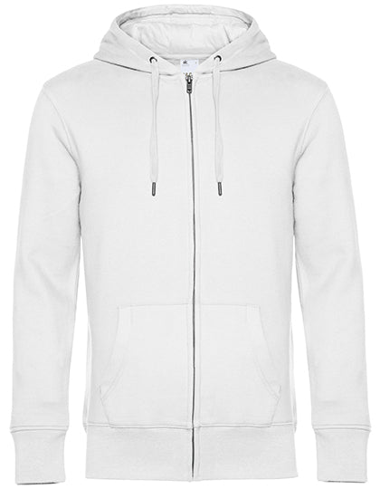 KING Zipped Hood Jacket_° in White, Größe 4XL