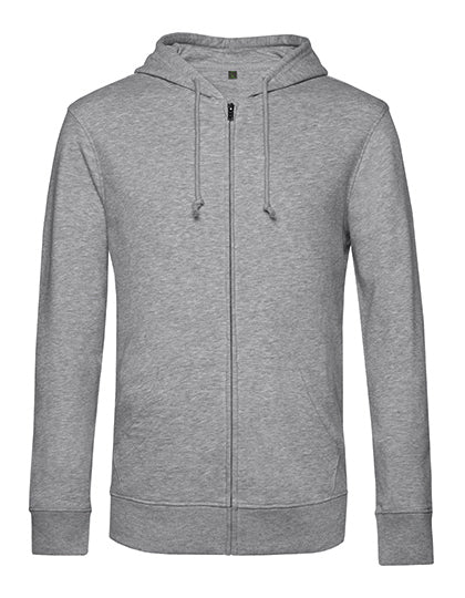 Inspire Zipped Hood Jacket_° in Heather Grey, Größe L