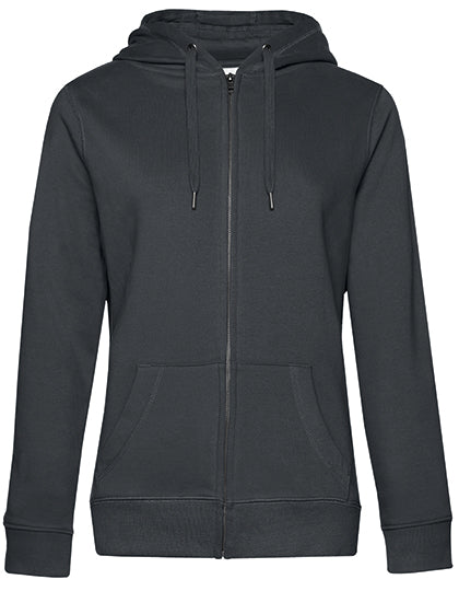 QUEEN Zipped Hood Jacket_° in Asphalt, Größe 3XL