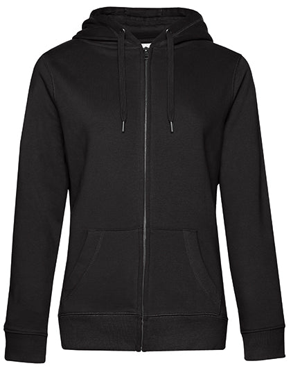 QUEEN Zipped Hood Jacket_° in Black Pure, Größe 3XL