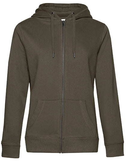 QUEEN Zipped Hood Jacket_° in Khaki, Größe XXL