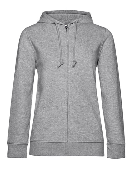 Inspire Zipped Hood Jacket /Women_° in Heather Grey, Größe XXL