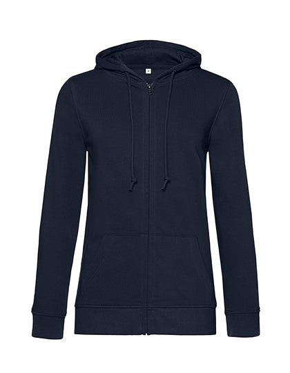 Inspire Zipped Hood Jacket /Women_° in Navy Blue, Größe XXL