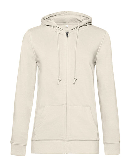 Inspire Zipped Hood Jacket /Women_° in Off White, Größe XXL