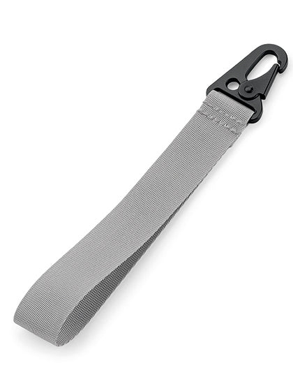 Brandable Key Clip in Grey, Größe 2,5 x 20,5 cm