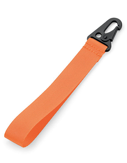 Brandable Key Clip in Orange, Größe 2,5 x 20,5 cm