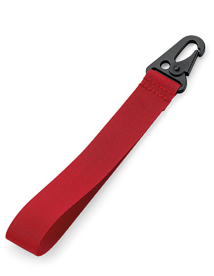 Brandable Key Clip in Red, Größe 2,5 x 20,5 cm